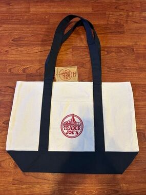 Trader Joe's Large Canvas Tote Bag